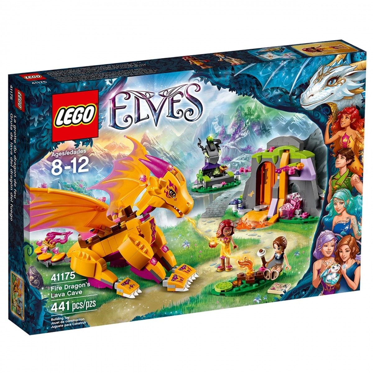 lego 41175 fire dragons lava cave scaled
