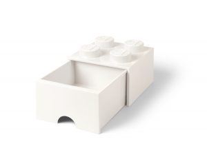 lego 5006208 4 stud white storage brick drawer