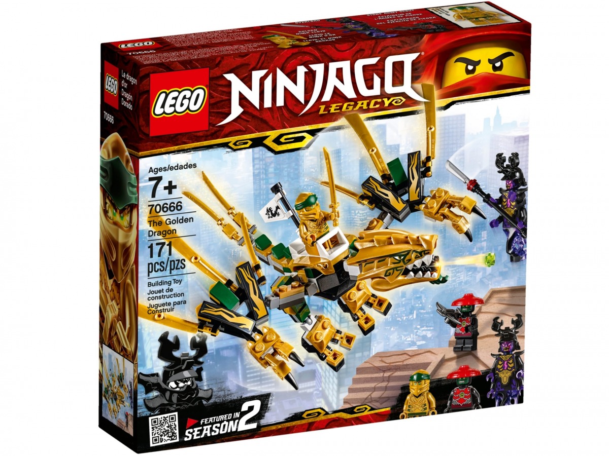lego 70666 the golden dragon scaled
