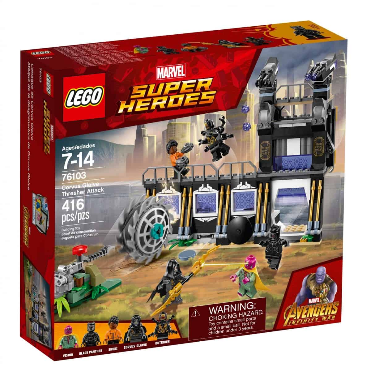 LEGO 76103 Corvus Glaive Thresher Attack