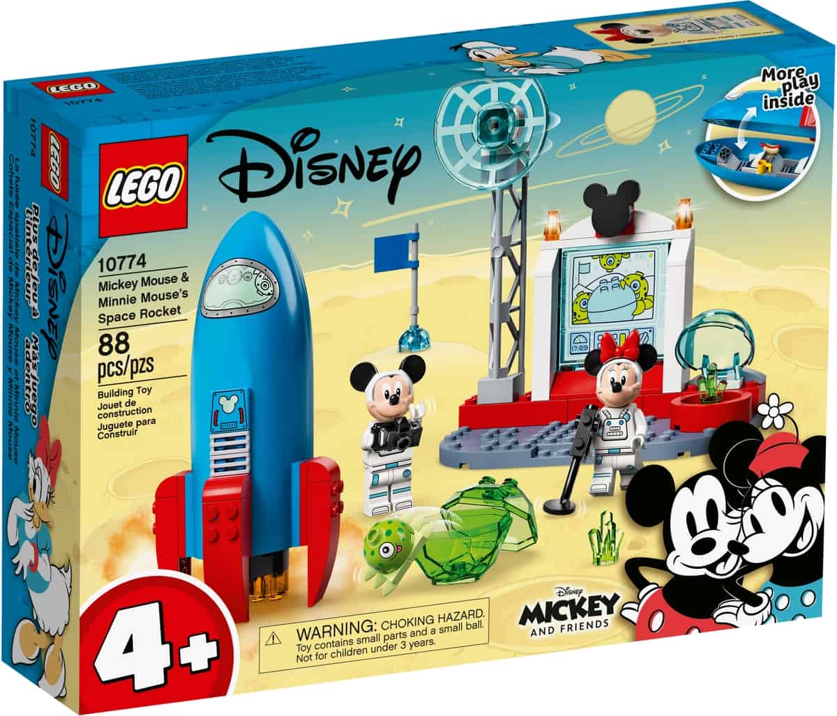lego 10774 mickey mouse minnie mouses space rocket