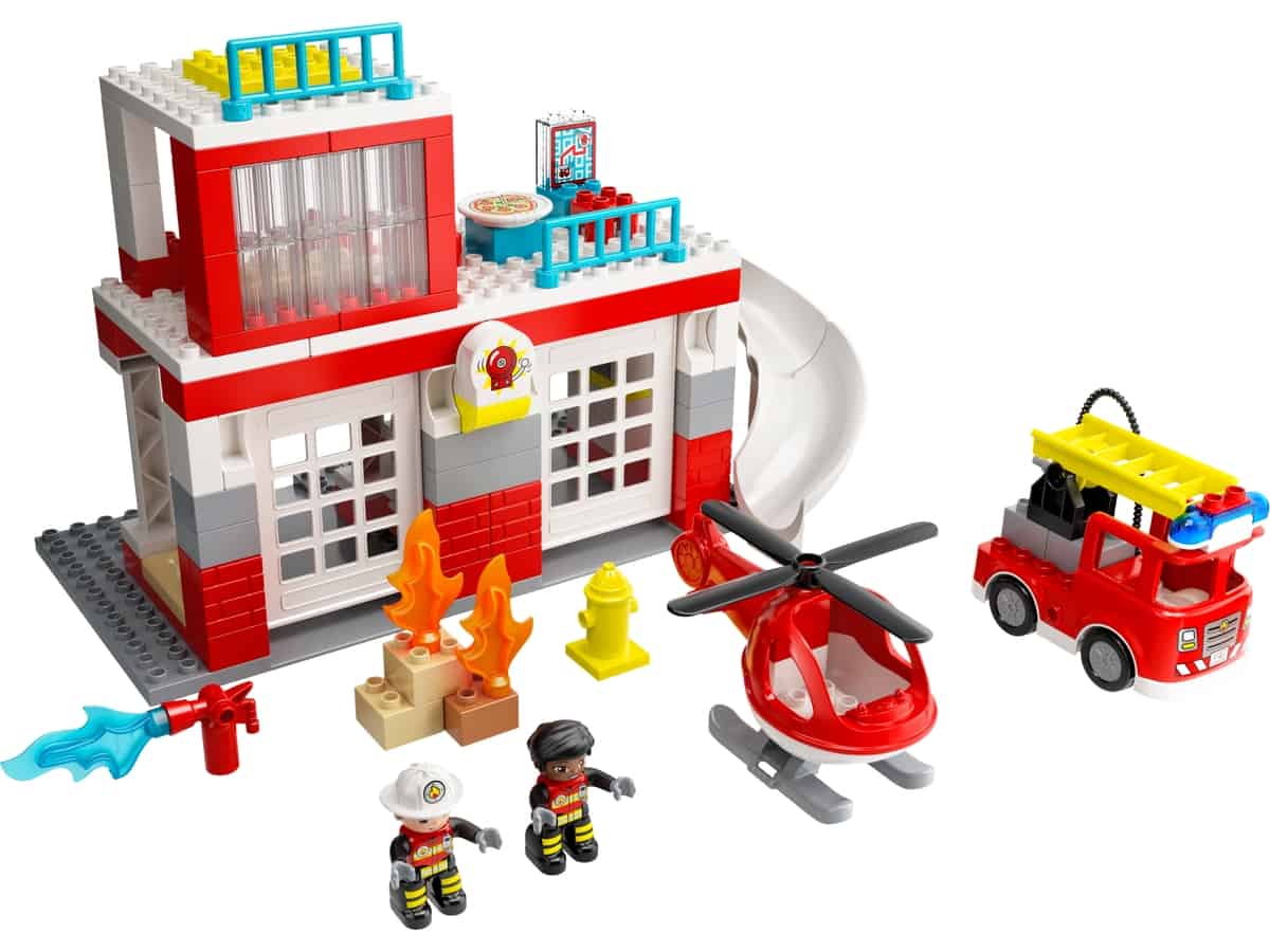 lego 10970 fire station helicopter