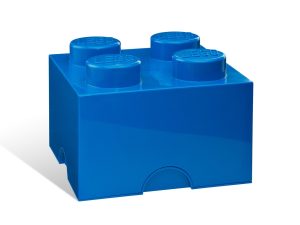 lego 5001383 4 stud blue storage brick