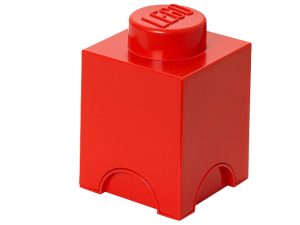 lego 5004267 1 stud red storage brick