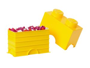 lego 5004891 2 stud yellow storage brick