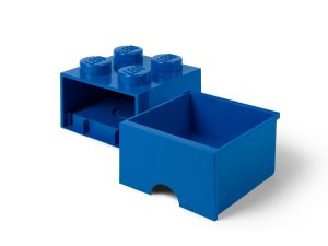 lego 5005403 4 stud bright blue storage brick drawer