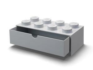 lego 5006878 8 stud desk drawer gray