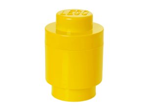 lego 5006999 1 stud round storage brick yellow