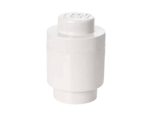 lego 5007002 1 stud round storage brick white