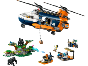 LEGO Jungle Explorer Helicopter at Base Camp 60437