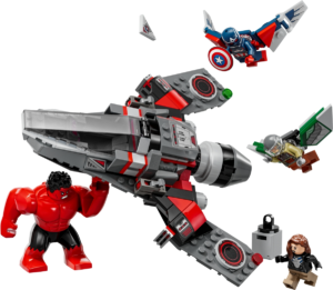 captain america vs red hulk battle 76292