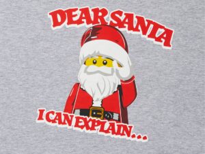 LEGO Kids’ Long Sleeve Dear Santa T-Shirt 5009124