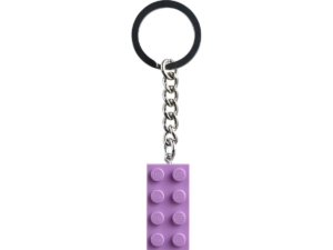 LEGO Medium Lavender 2×4 Stud Key Chain 854304